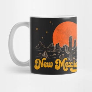 Vintage State of New Mexico Mid Century Distressed Aesthetic Mug